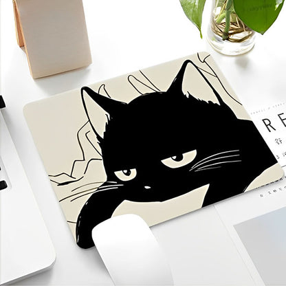 tapis de souris chat flemmard